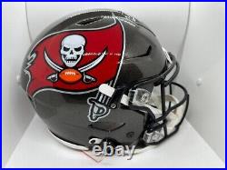 Tom Brady Autographed Tampa Bay Buccaneers Speed Flex FS Helmet! Fanatics