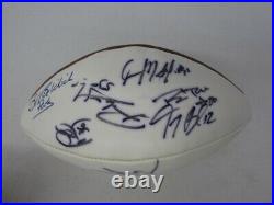 Tom Brady & Bill Belichick Signed NFL Football withCOA New England Patriots