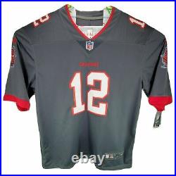 Tom Brady Buccaneers Hand Signed Autographed Gray NFL Nike Jersey With COA