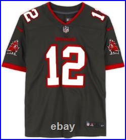 Tom Brady Buccaneers Super Bowl LV Champs Signed Jersey withLV MVP Insc
