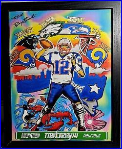 Tom Brady DOWNTOWN! Style Rare Limited Portrait Numbered /100 SSP READ