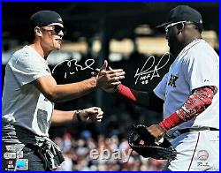 Tom Brady/David Ortiz HOF 22 Inscribe Dual Signed Autograph 16x20 Photo Fanatics