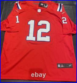 Tom Brady Facsimile Autographed Jersey Extra Large Patriots