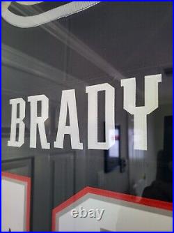 Tom Brady Field of Dreams/Fanatics Professionally Framed Autographed Jersey