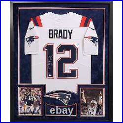 Tom Brady Framed Signed Jersey Fanatics New England Patriots Autographed