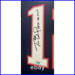 Tom Brady Framed Signed Jersey Fanatics New England Patriots Autographed SB
