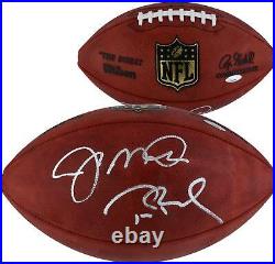 Tom Brady & Joe Montana Dual-Signed Duke Football Fanatics Authentic Certified
