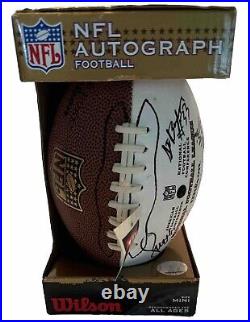 Tom Brady & Marshawn Lynch Signed Mini Football, Super Bowl XLIX, 15 Signatures