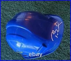Tom Brady Michigan University Blue Signed Autographed Safety Engineer Helmet COA