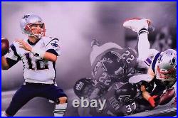 Tom Brady NE Patriots Signed Super Bowl LI Photo withAuthentic Ticket TRISTAR COA