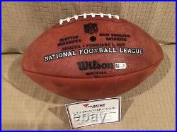 Tom Brady NFL New England Patriots Signed Super Bowl XLIX Football Fanatics COA
