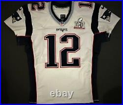 Tom Brady New England PATRIOTS GAME ISSUED Super Bowl 51 Autographed Jersey