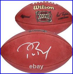 Tom Brady New England Patriots Auto Wilson Super Bowl Football