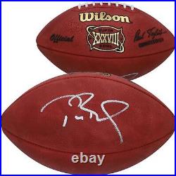 Tom Brady New England Patriots Auto Wilson Super Bowl Football