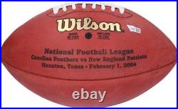 Tom Brady New England Patriots Auto Wilson Super Bowl Football