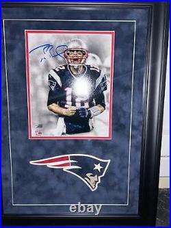 Tom Brady New England Patriots Autographed 8x10 Framed Photo