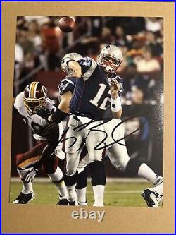 Tom Brady New England Patriots Autographed 8x10 Photo With COA