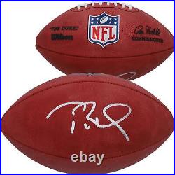 Tom Brady New England Patriots Autographed Duke Game Football