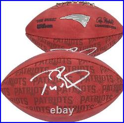 Tom Brady New England Patriots Autographed Duke Showcase Football