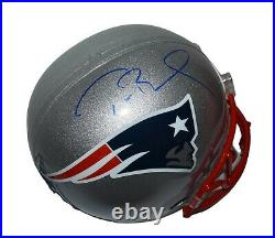 Tom Brady New England Patriots Autographed Riddell Replica Helmet Tristar
