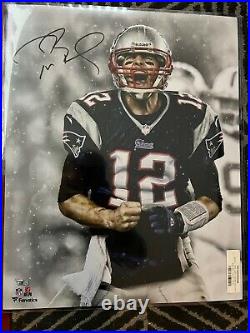 Tom Brady New England Patriots Autographed Signed 16x20 Photo Fanatics