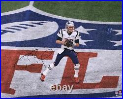 Tom Brady New England Patriots Signed 16 x 20 Super Bowl LIII Champs Photo