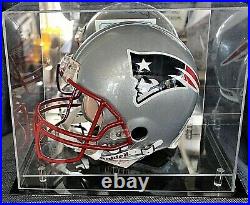 Tom Brady New England Patriots Signed Full-Sized Riddell Helmet In Showcase COA