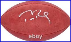 Tom Brady New England Patriots Signed Metallic Duke Pro Football