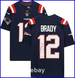 Tom Brady New England Patriots Signed Navy 2022 Present Nike Limited Jersey