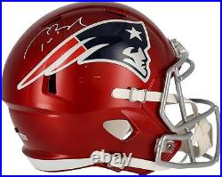 Tom Brady New England Patriots Signed Riddell Flash Alternate Speed Rep Helmet