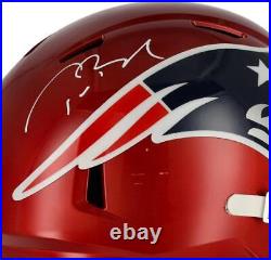 Tom Brady New England Patriots Signed Riddell Flash Alternate Speed Rep Helmet