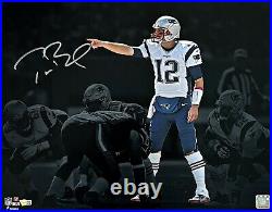 Tom Brady New England Patriots Signed Spotlight 16x20 Photo Fanatics Authentic