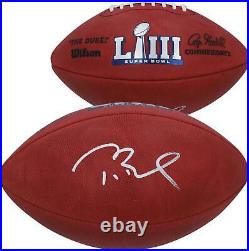 Tom Brady New England Patriots Signed Super Bowl LIII Pro Football