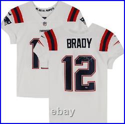 Tom Brady New England Patriots Signed White 2022 Present Nike Elite Jersey