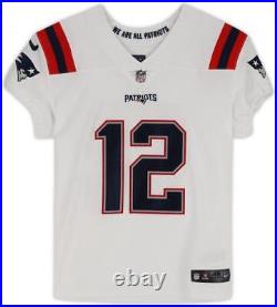 Tom Brady New England Patriots Signed White 2022 Present Nike Elite Jersey