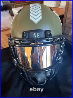 Tom Brady PATRIOTS Signed STS RIPPED Custom Authentic Full Size Helmet Fanatics