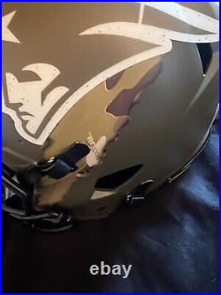 Tom Brady PATRIOTS Signed STS RIPPED Custom Authentic Full Size Helmet Fanatics