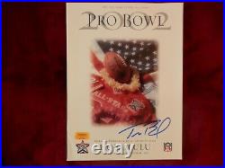 Tom Brady Patriot 1st Signed 2002 Pro Bowl Game Program. Rare. Coa / G46427