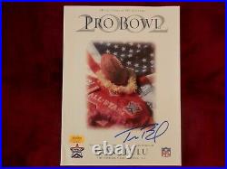 Tom Brady Patriot Signed 2002 Pro Bowl Game Program Magazine. Rare. Coa/ G46427