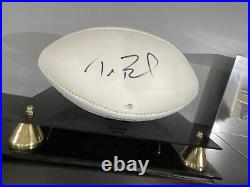 Tom Brady Patriots Autographed Football COA