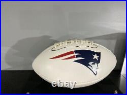 Tom Brady Patriots Autographed Football COA