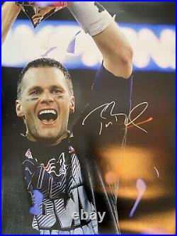 Tom Brady Patriots Signed Autographed 50inx40in Photo 11/12 Tristar Steiner