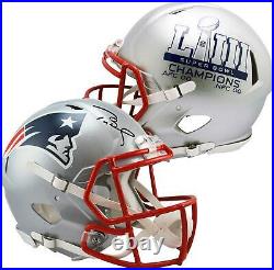 Tom Brady Patriots Signed Riddell Speed Super Bowl LIII Champs Pro-Line Helmet
