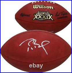 Tom Brady Patriots Signed Super Bowl XXXIX Football