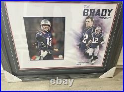 Tom Brady Patriots Signed in Person 8x10 photo limited & sort after with COA