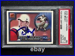 Tom Brady Psa 9 2000 Pacific Aurora #84 Signed Rookie Autograph Dna 10 Auto