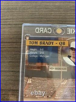Tom Brady RC Rookie #403 Auto 2000 Pacific Authentic Autograph Only 200 Exist