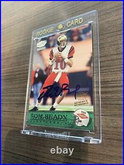 Tom Brady RC Rookie #403 Auto 2000 Pacific Authentic Autograph Only 200 Exist