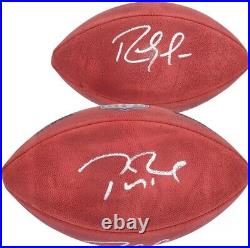 Tom Brady / Randy Moss Signed Duke Game Ball Fanatics Authenticated