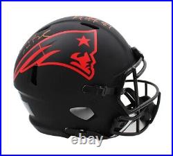 Tom Brady & Rob Gronkowski Signed New England Patriots Speed Auth Eclipse Helmet